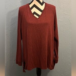 Maurices Maroon Long Sweater